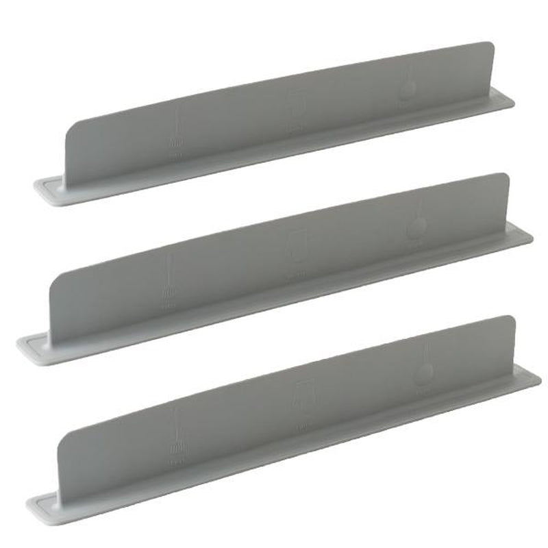 Silicone Sink Splash Guard – Self-Adhering Water Barrier for Kitchen Sinks & Countertops – Prevents Water Splashes, Say Goodbye to Mess and Keep Dry Cleaning Grey