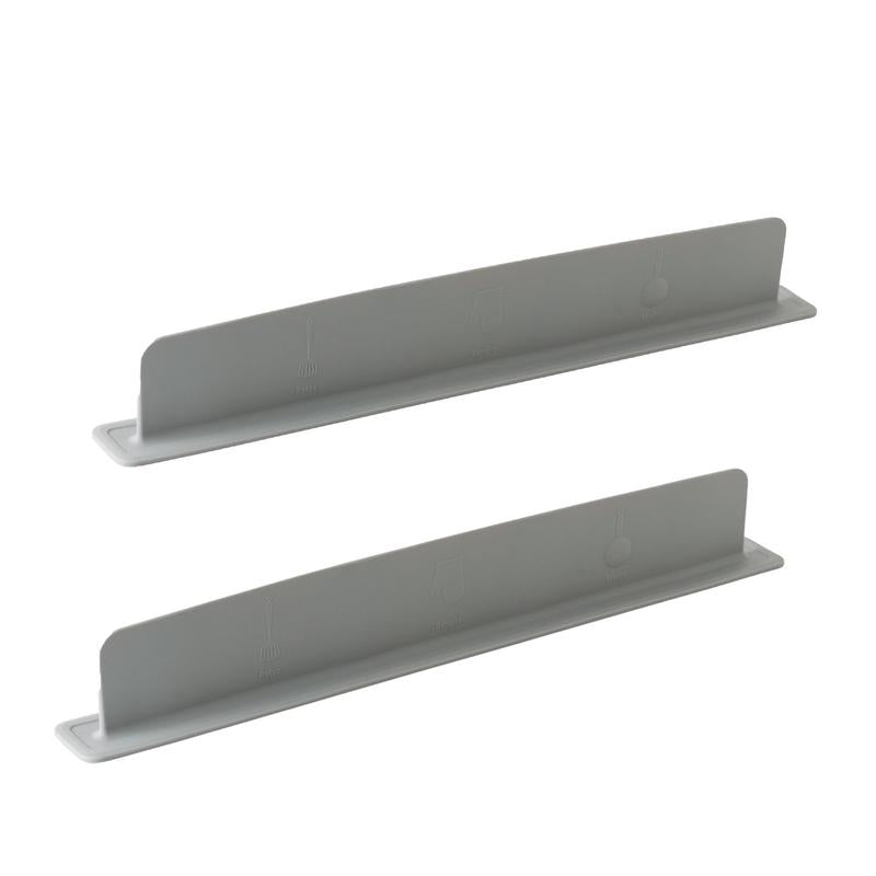 Silicone Sink Splash Guard – Self-Adhering Water Barrier for Kitchen Sinks & Countertops – Prevents Water Splashes, Say Goodbye to Mess and Keep Dry Cleaning Grey