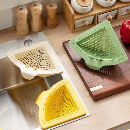 Magnetic Sink Filter Basket, Standing Drain Strainer for Kitchen, One-Press Food Residue Design, Easy to Install & Clean